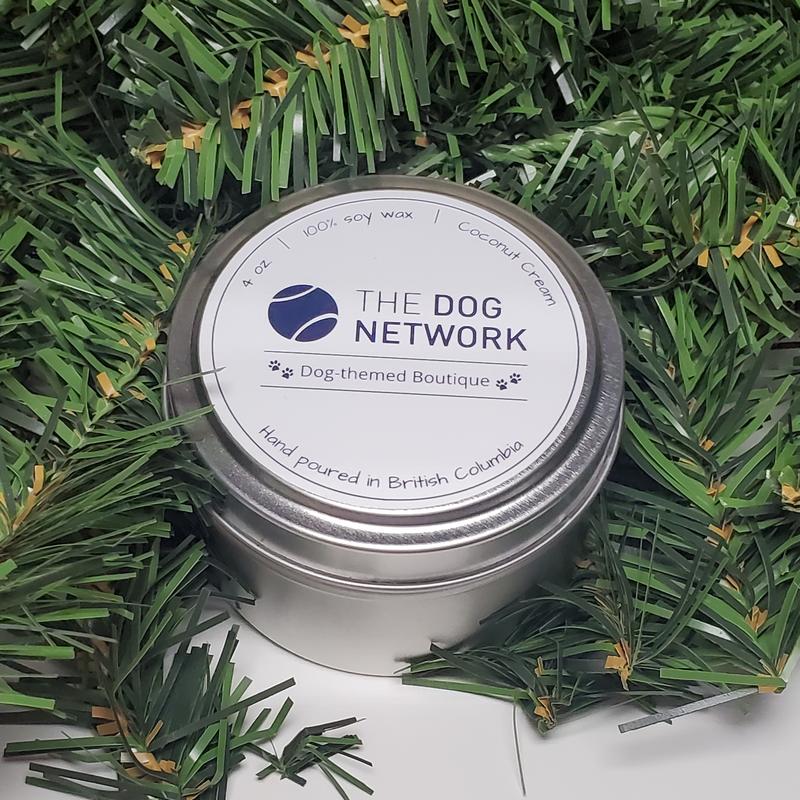 4 oz. Tin Candle (100% Soy Wax) - Life Isn't Perfect - But My Dog Is! (version 1)