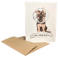 Dog-themed greeting card - Puppy Get Well Soon Card
