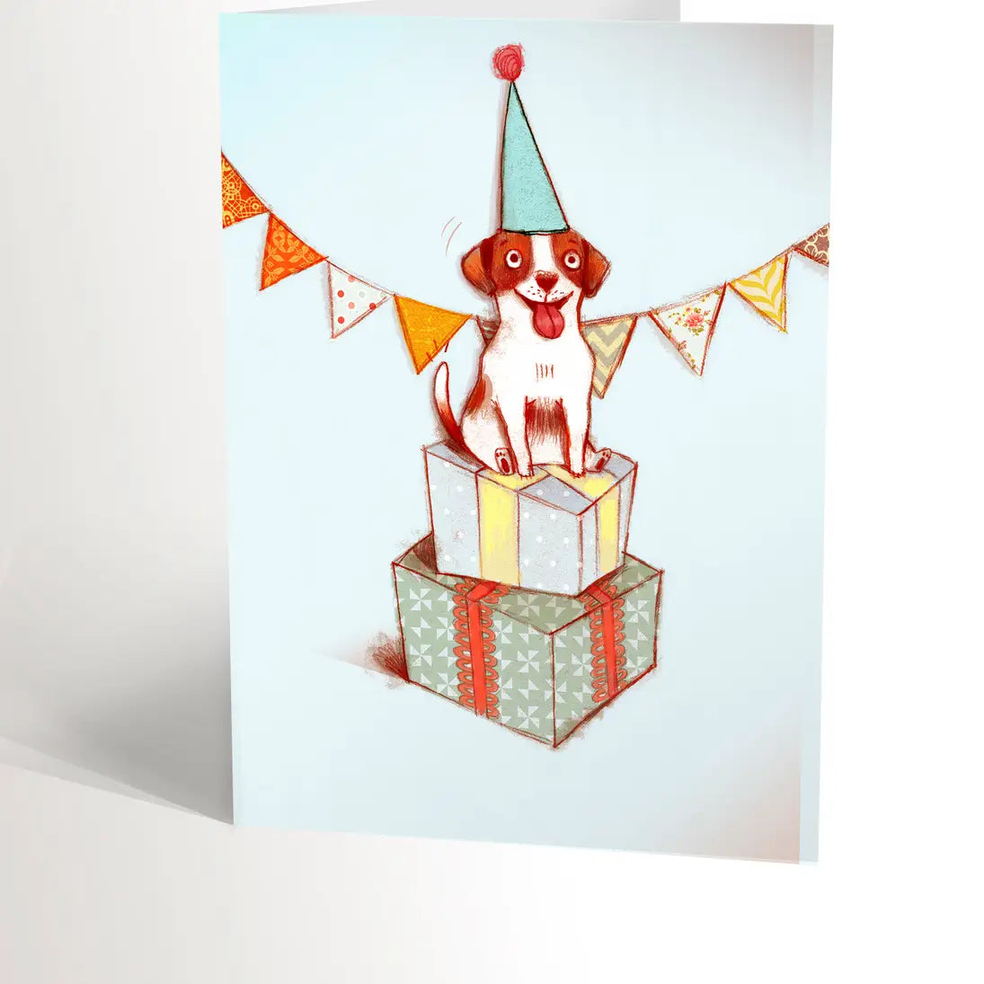 Dog-themed greeting card -  Birthday Dog
