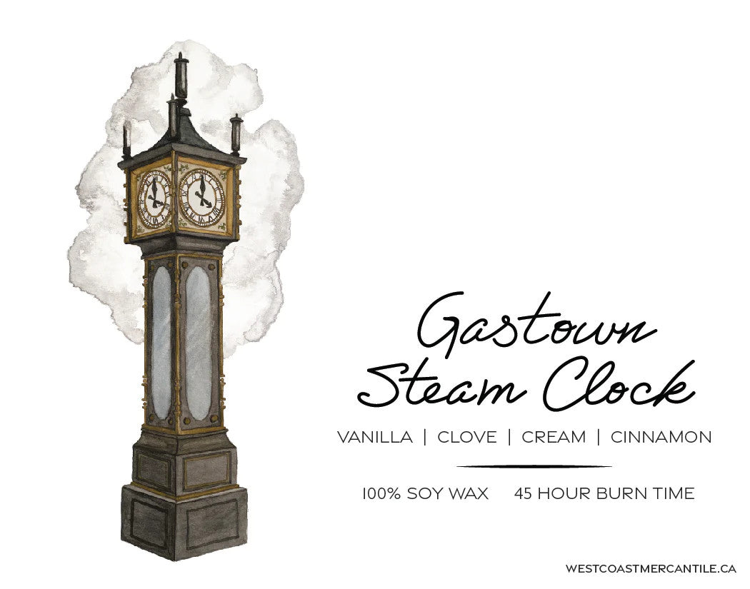 Gastown Steam Clock Candle
